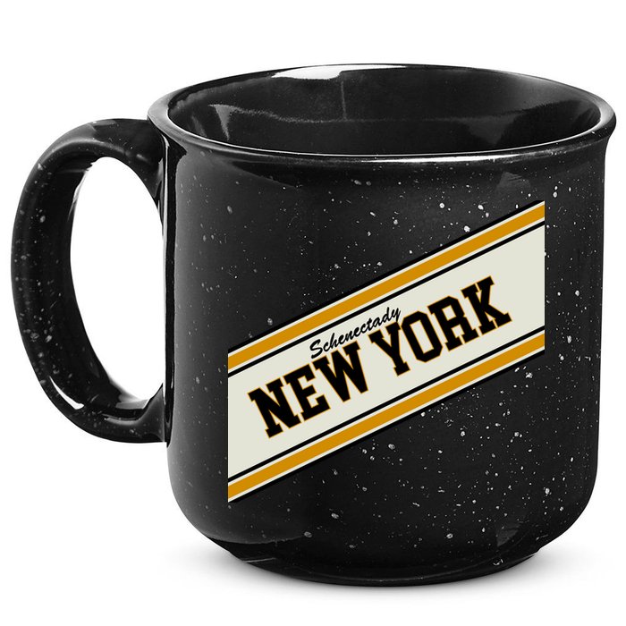 Schenectady New York Varsity Logo 15oz Campfire Ceramic Mug