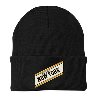 Schenectady New York Varsity Logo Beanie