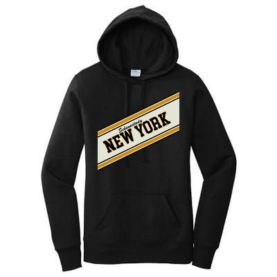 Schenectady New York Varsity Logo Women's Pullover Hoodie