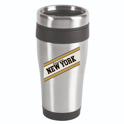 Schenectady New York Varsity Logo 16oz Travel Tumbler