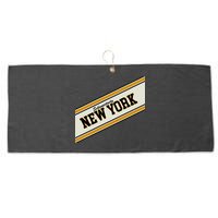 Schenectady New York Varsity Logo Large Microfiber Waffle Golf Towel