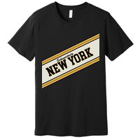 Schenectady New York Varsity Logo Premium T-Shirt