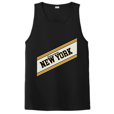Schenectady New York Varsity Logo PosiCharge Competitor Tank