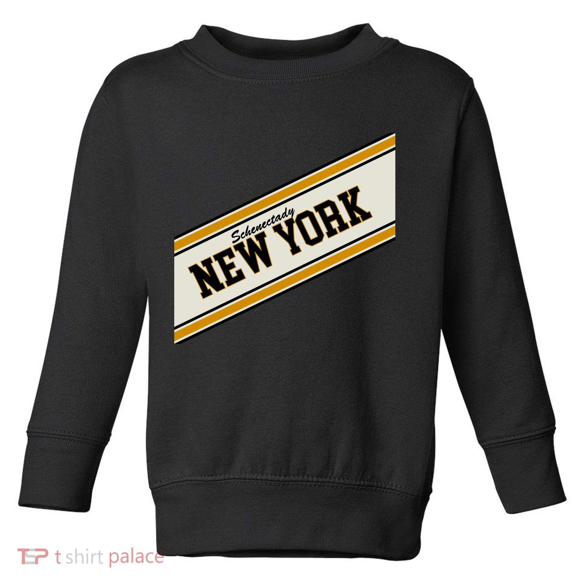 Schenectady New York Varsity Logo Toddler Sweatshirt