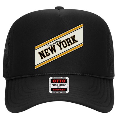 Schenectady New York Varsity Logo Trucker Hat