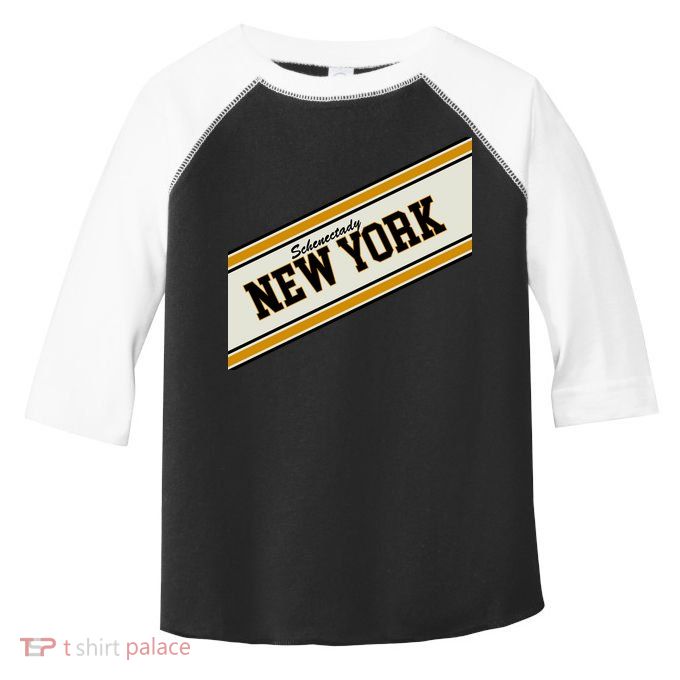 Schenectady New York Varsity Logo Toddler Fine Jersey T-Shirt