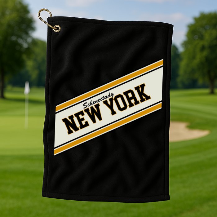 Schenectady New York Varsity Logo Golf Towel