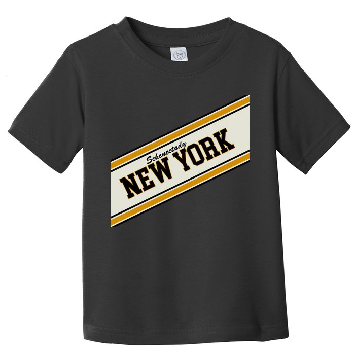 Schenectady New York Varsity Logo Toddler T-Shirt