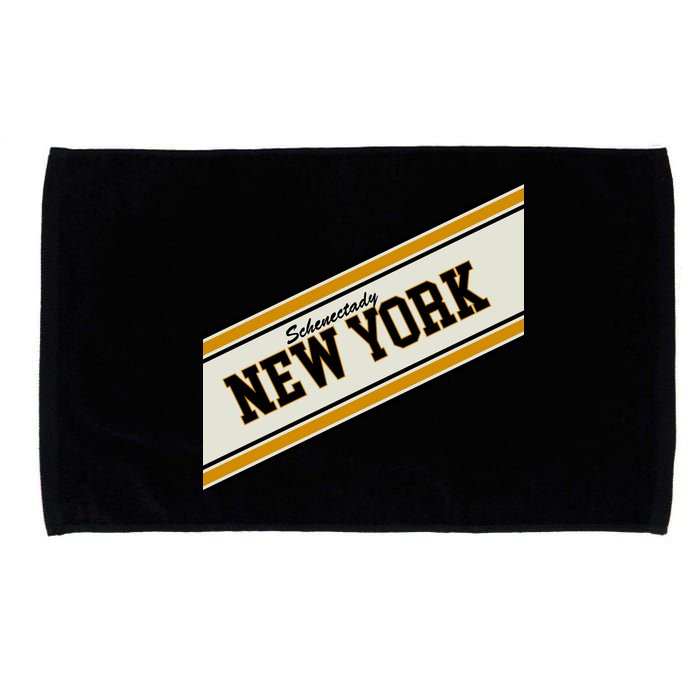 Schenectady New York Varsity Logo Microfiber Hand Towel