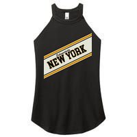 Schenectady New York Varsity Logo Women's Perfect Tri Rocker Tank
