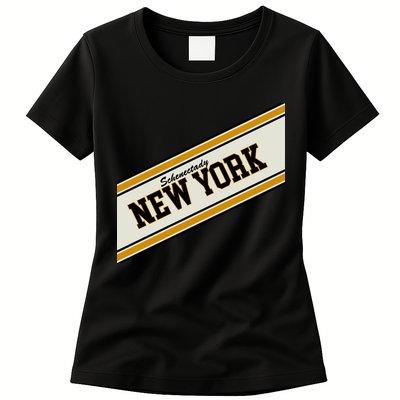 Schenectady New York Varsity Logo Womens T-Shirt