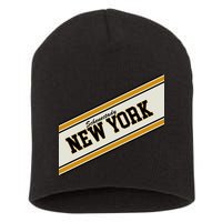 Schenectady New York Varsity Logo Short Acrylic Beanie