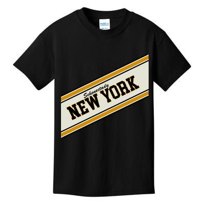 Schenectady New York Varsity Logo Kids T-Shirt