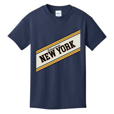 Schenectady New York Varsity Logo Kids T-Shirt