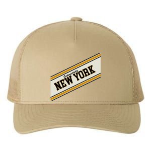 Schenectady New York Varsity Logo Yupoong Adult 5-Panel Trucker Hat