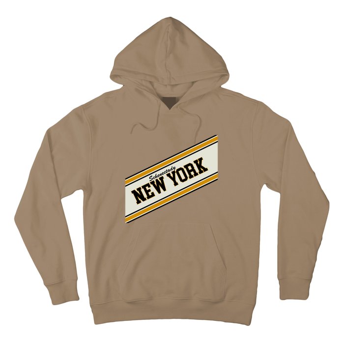 Schenectady New York Varsity Logo Hoodie