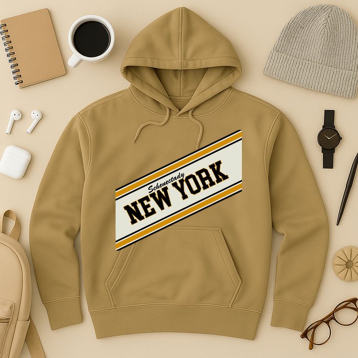 Schenectady New York Varsity Logo Hoodie