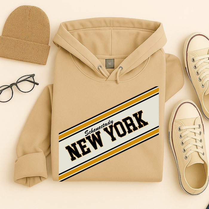 Schenectady New York Varsity Logo Hoodie
