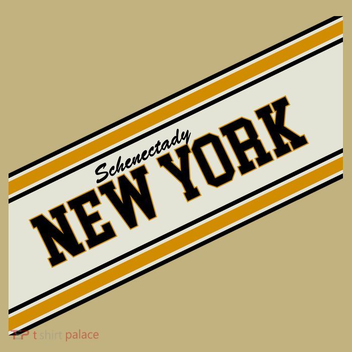 Schenectady New York Varsity Logo Button