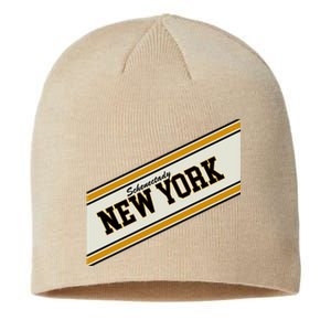 Schenectady New York Varsity Logo Sustainable Beanie