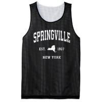 Springville New York Ny Vintage Athletic Mesh Reversible Basketball Jersey Tank