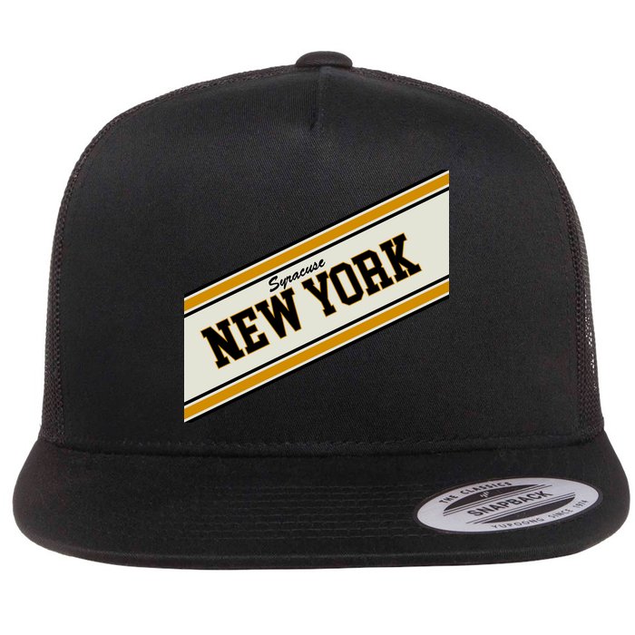 Syracuse New York Varsity Logo Flatbill Hat