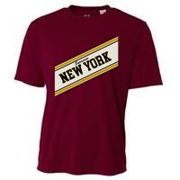 Syracuse New York Varsity Logo Cooling Performance Crew T-Shirt