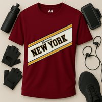 Syracuse New York Varsity Logo Cooling Performance Crew T-Shirt