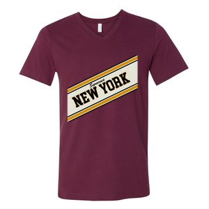 Syracuse New York Varsity Logo V-Neck T-Shirt