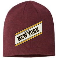 Syracuse New York Varsity Logo Sustainable Beanie