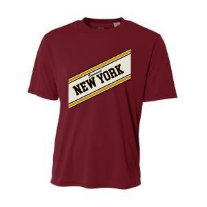 Syracuse New York Varsity Logo Performance Sprint T-Shirt