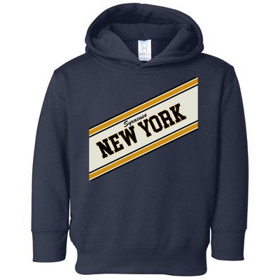 Syracuse New York Varsity Logo Toddler Hoodie