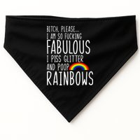 So Fabulous I Piss Glitter And Poop Rainbows USA-Made Doggie Bandana