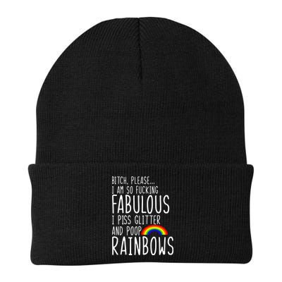 So Fabulous I Piss Glitter And Poop Rainbows Beanie