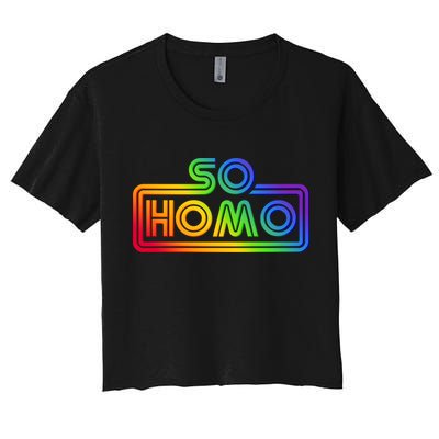 So Homo LGBT Movie Parody Crop Top