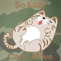 So Lazy Can't Move Funny Fat Cat Legacy Tie Dye Trucker Hat