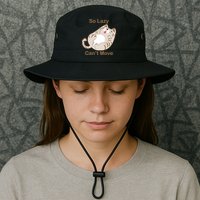 So Lazy Can't Move Funny Fat Cat Bucket Hat