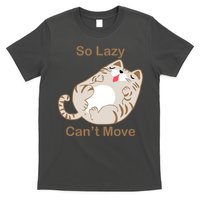 So Lazy Can't Move Funny Fat Cat T-Shirt