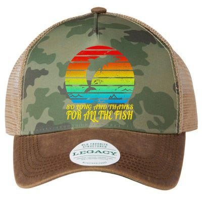 So Long And Thanks For All The Fish Legacy Tie Dye Trucker Hat