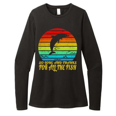 So Long And Thanks For All The Fish Womens CVC Long Sleeve Shirt