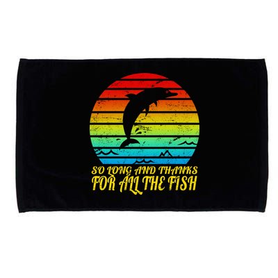 So Long And Thanks For All The Fish Microfiber Hand Towel