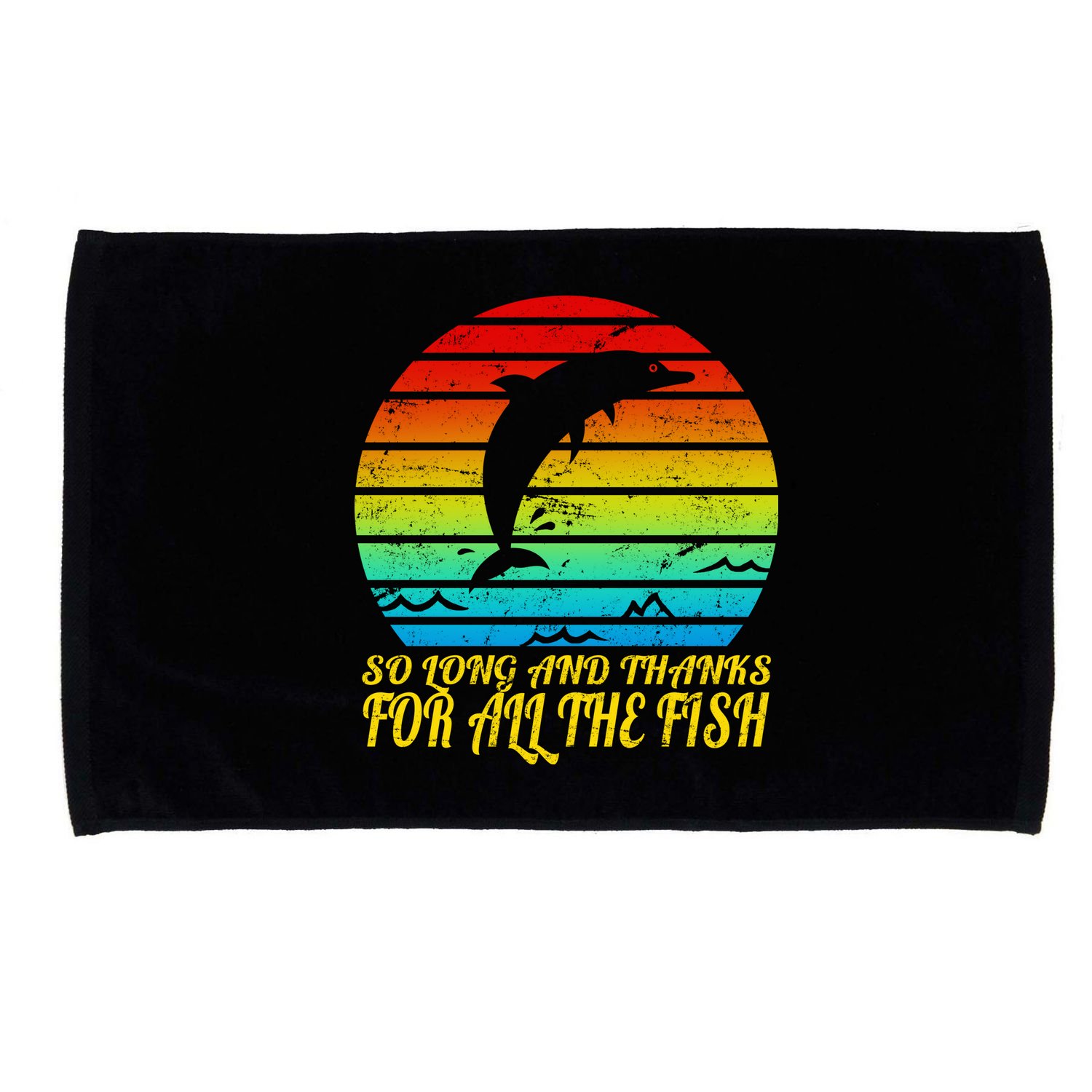 So Long And Thanks For All The Fish Microfiber Hand Towel