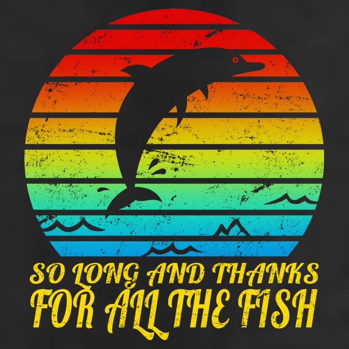 So Long And Thanks For All The Fish Microfiber Hand Towel