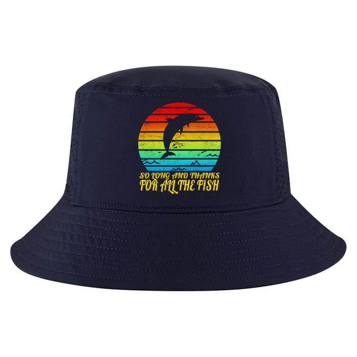 So Long And Thanks For All The Fish Cool Comfort Performance Bucket Hat
