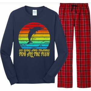 So Long And Thanks For All The Fish Long Sleeve Pajama Set