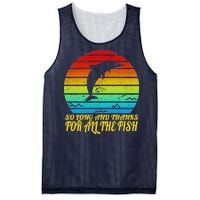 So Long And Thanks For All The Fish Mesh Reversible Basketball Jersey Tank