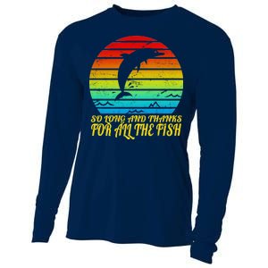 So Long And Thanks For All The Fish Cooling Performance Long Sleeve Crew