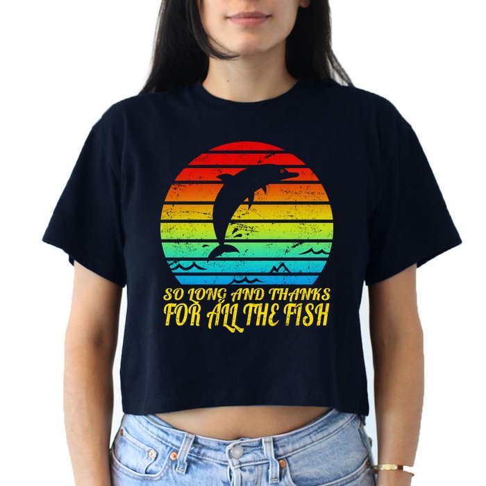 So Long And Thanks For All The Fish Crop Top