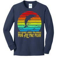 So Long And Thanks For All The Fish Kids Long Sleeve Shirt