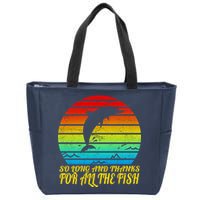 So Long And Thanks For All The Fish Zip Tote Bag